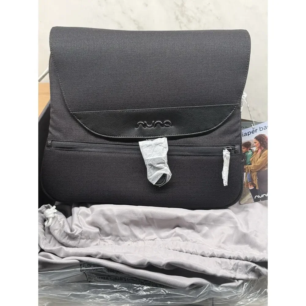 Nuna Diaper Bag – Sleek, Versatile Luxury Baby Travel Bag (New in Box) Caviar